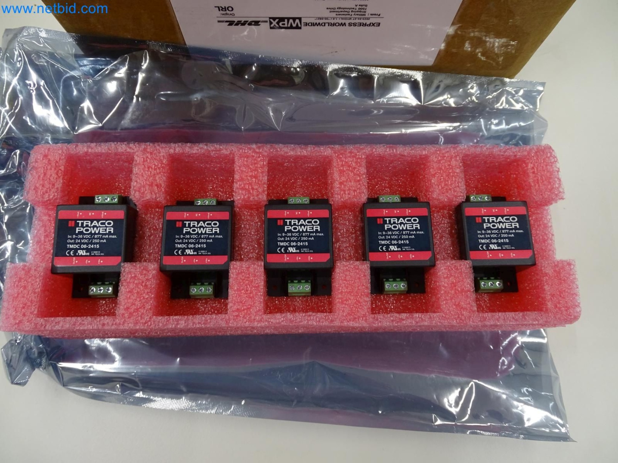 5 isolierte DC/DC Converter Traco Power TMDC 06-2415